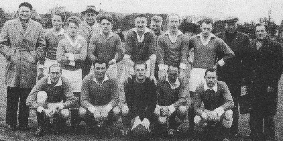 Oude teamfoto VV SPW